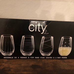 Stemless Wine Glasses